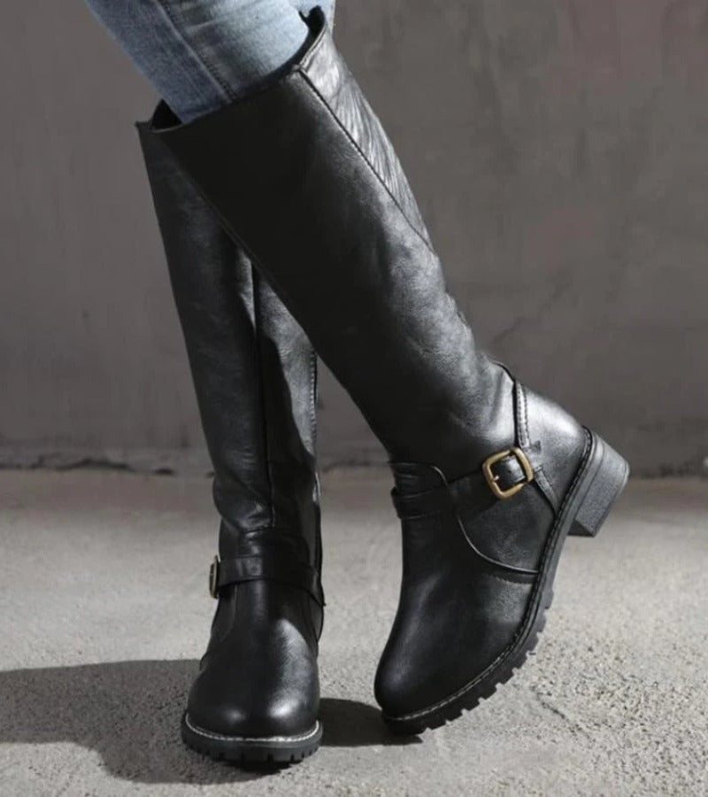 Luna | Bottes hautes élégantes en cuir