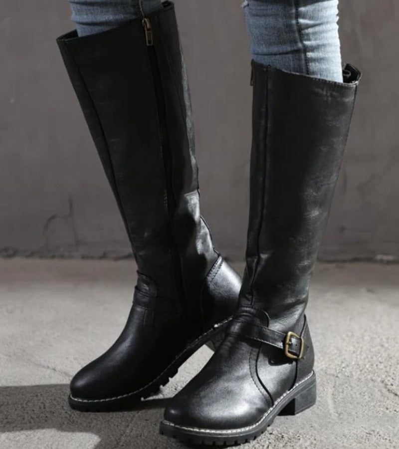 Luna | Bottes hautes élégantes en cuir