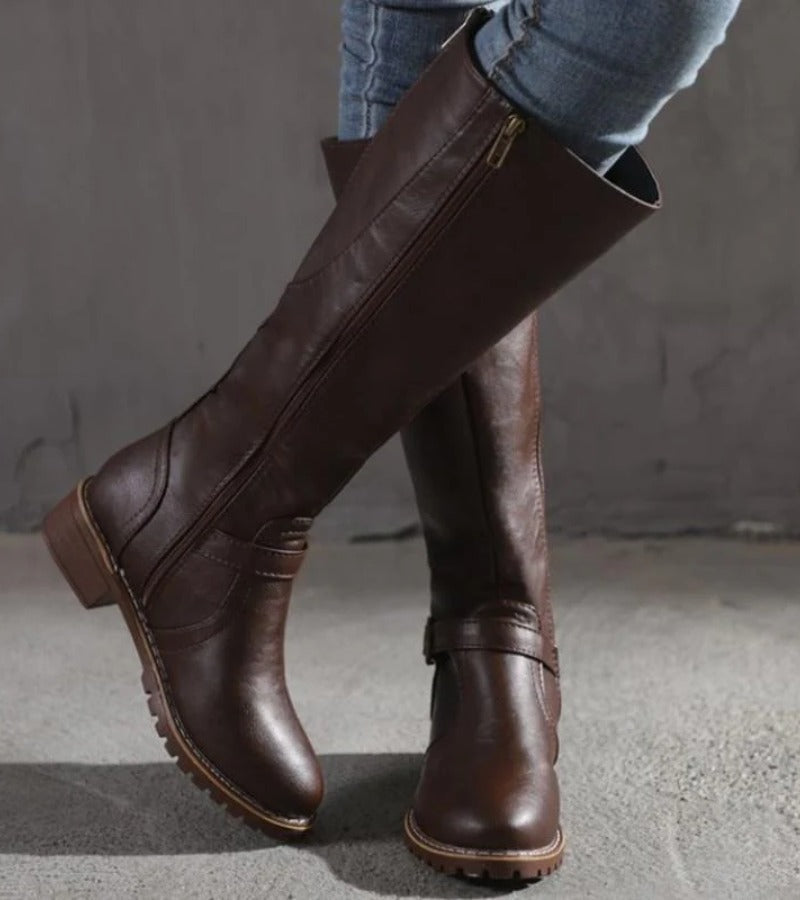 Luna | Bottes hautes élégantes en cuir