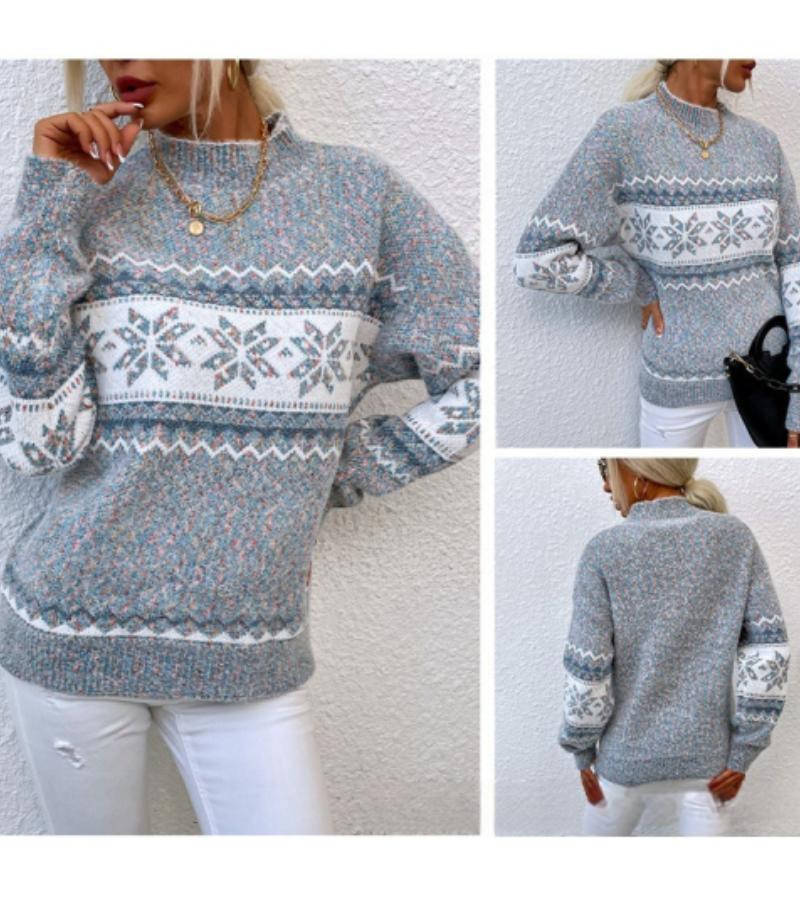 Elsa | Pull Douillet au Motif Scandinave